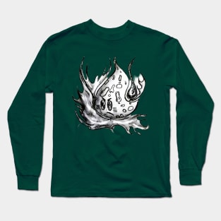 Abstract fun gaming angry fireball monster lava orc goblin Long Sleeve T-Shirt